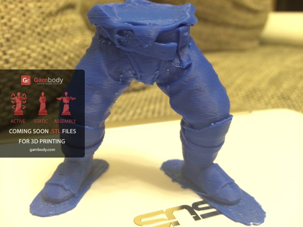 3d printing tips - Axe from gambody 