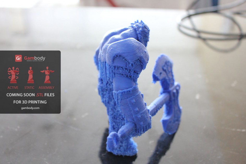 3d printing tips - Axe from gambody 