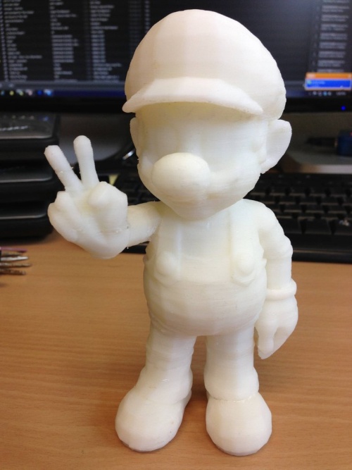 4 Steps to Painting 3D Printed Models - 3D Print Mario Right After Printing