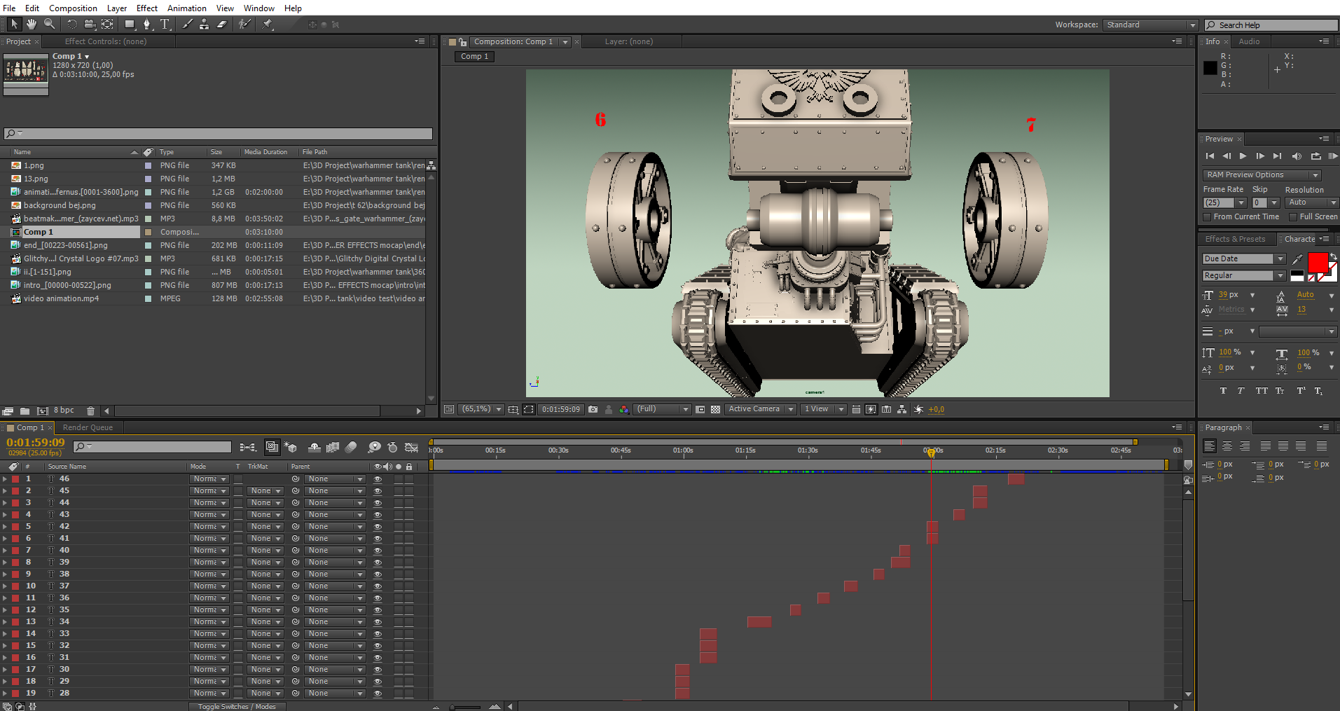Video edit in Adobe After Effects