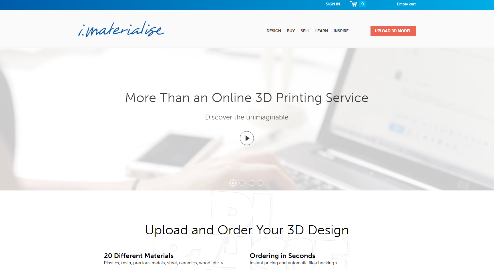Best 3D printing service, iMaterialize