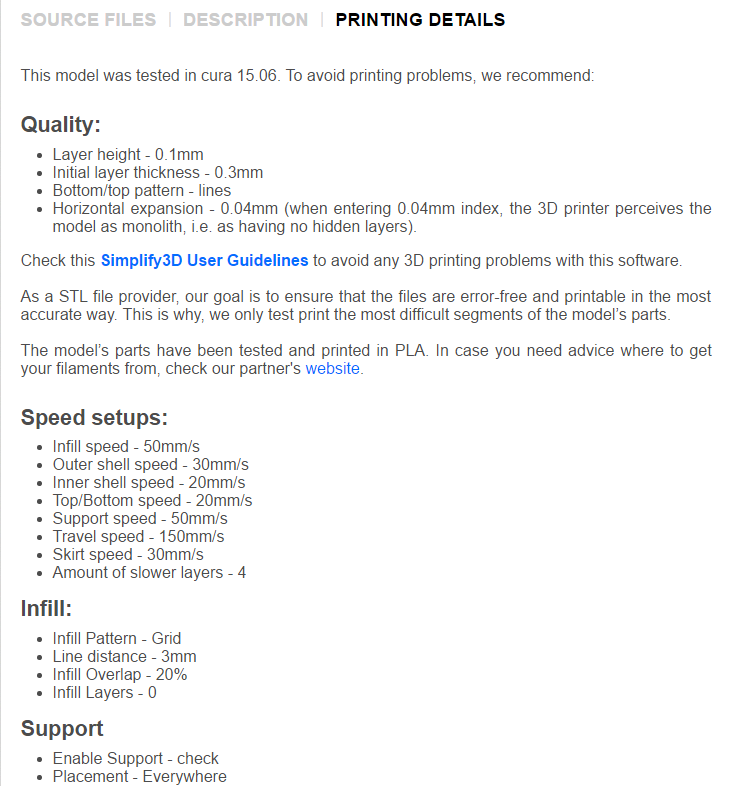 Add accurate printing details