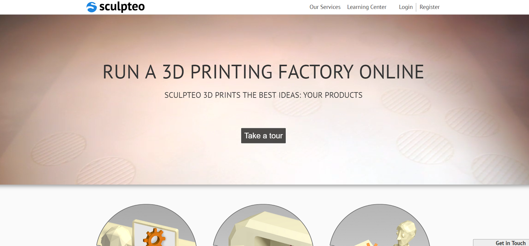 3D printing services, Sculpteo