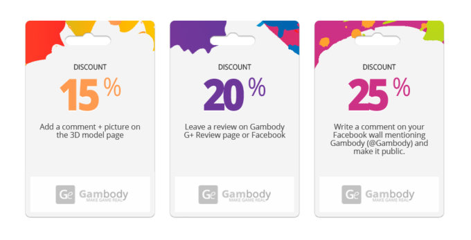 Gambody challenges you to share your 3D prints with the entire world