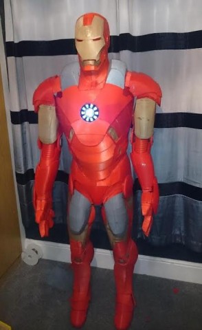 3D printing video game iron man costume