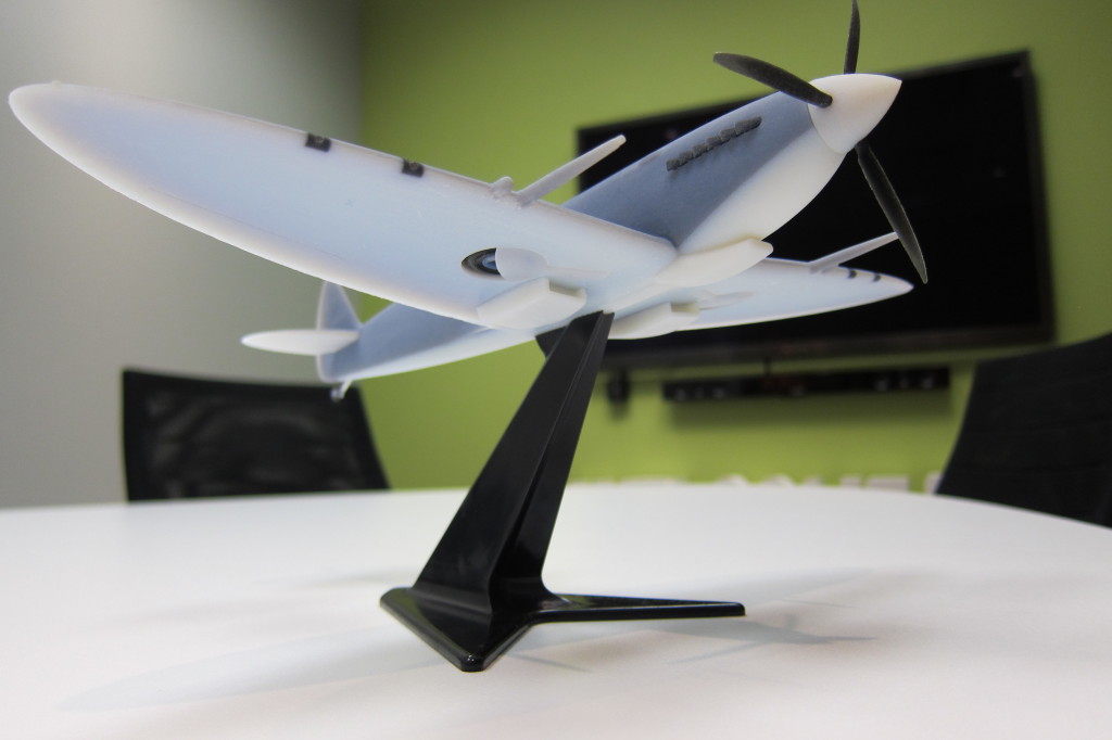3D model of Spitfire aircraft