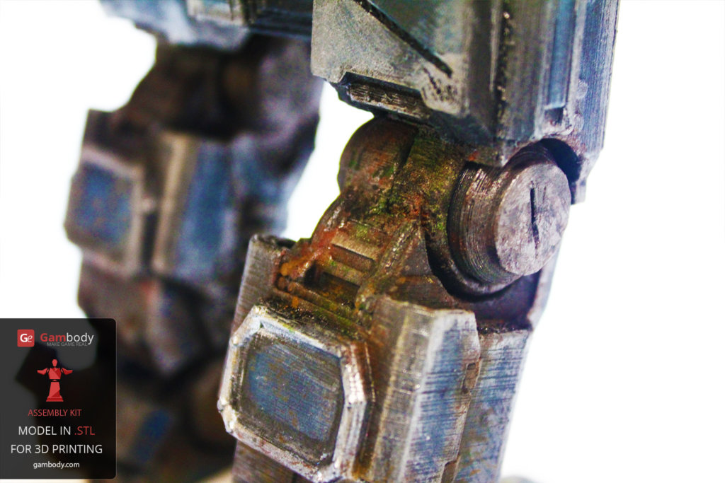 MechWarrior Atlas 3D Model 3DP and Painted