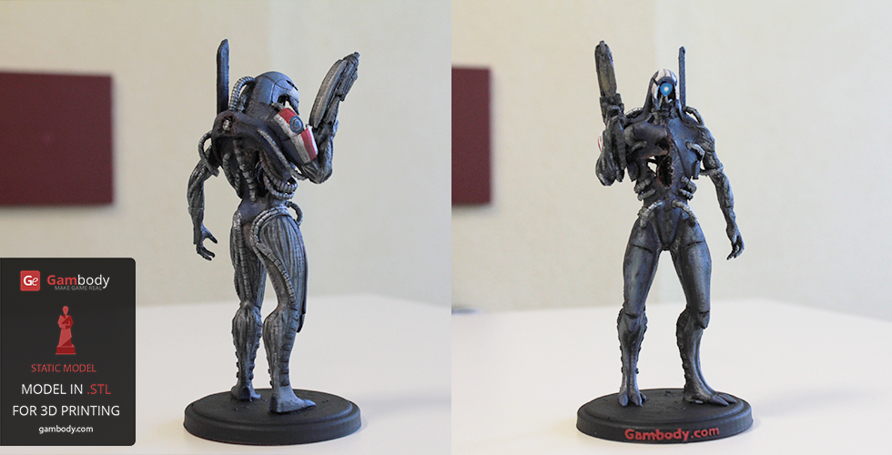 Mass Effect 3D models Painted Legion