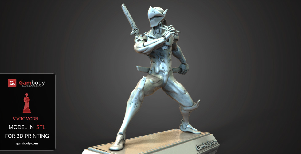Overwatch Genji 3D Model for Printing Gambody