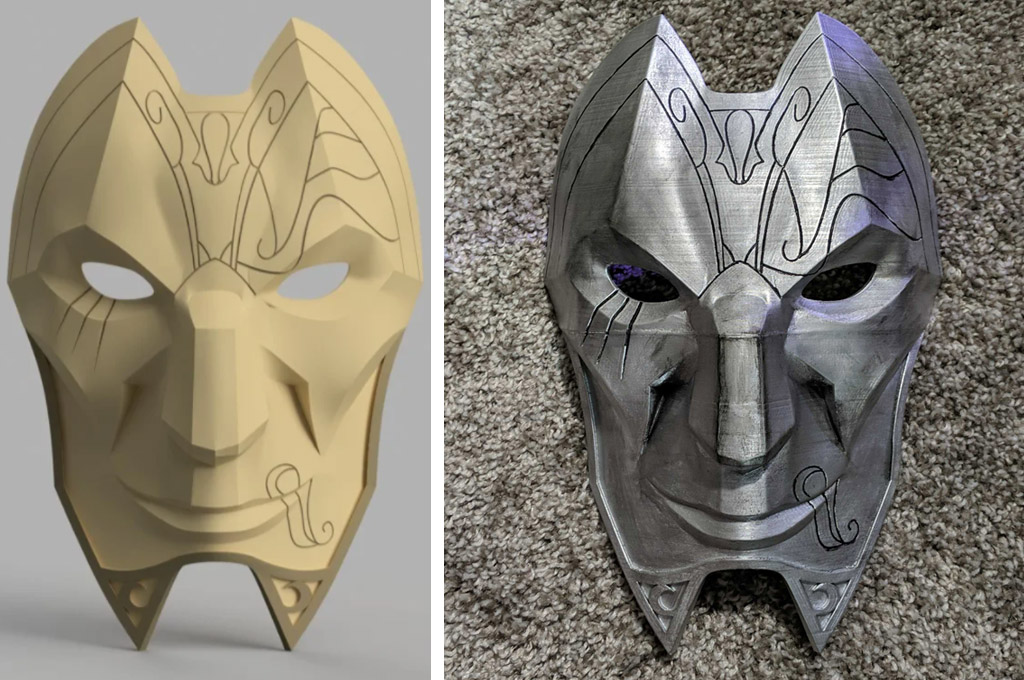 League of Legends mask 3D print