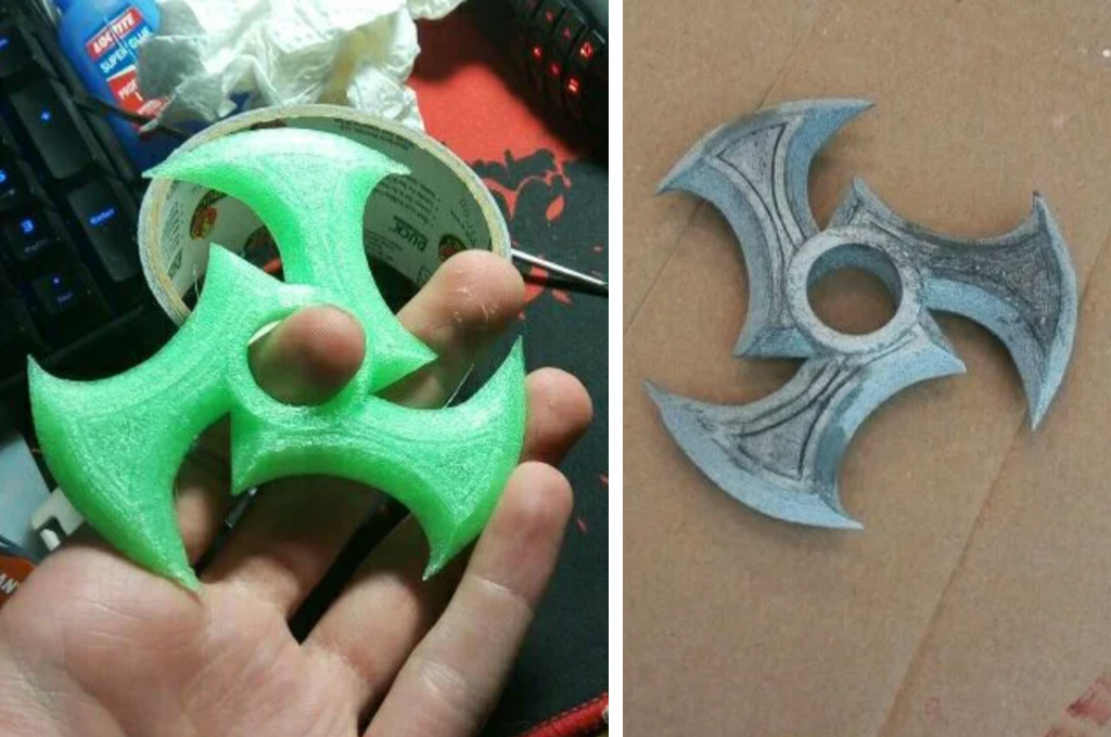 Zed Shuriken 3D print