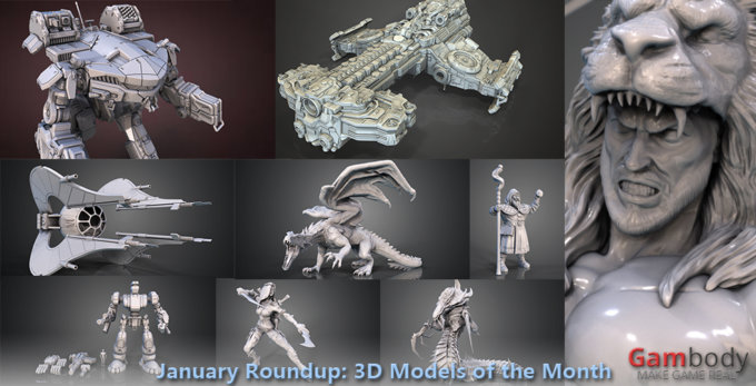 January Roundup: 3D Models of the Month
