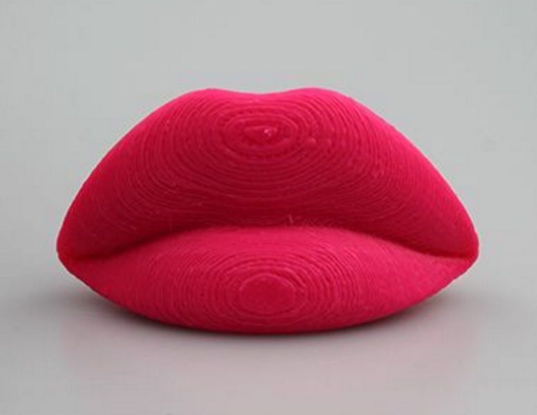 3D Printed Lips for Valentine's Day