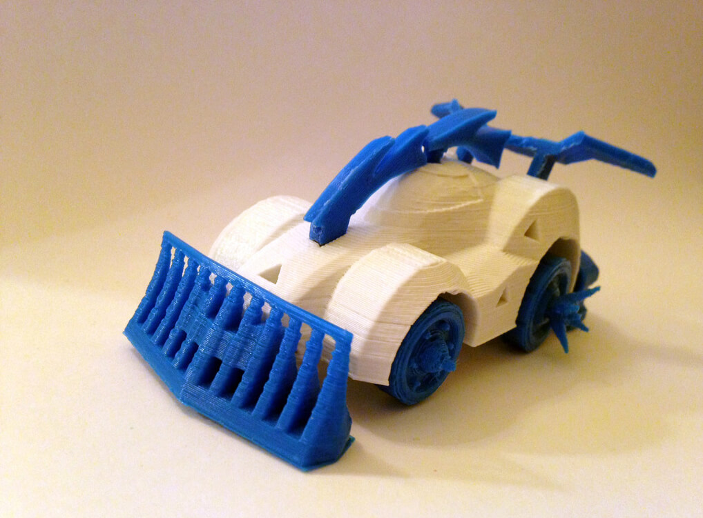 3D printed race car