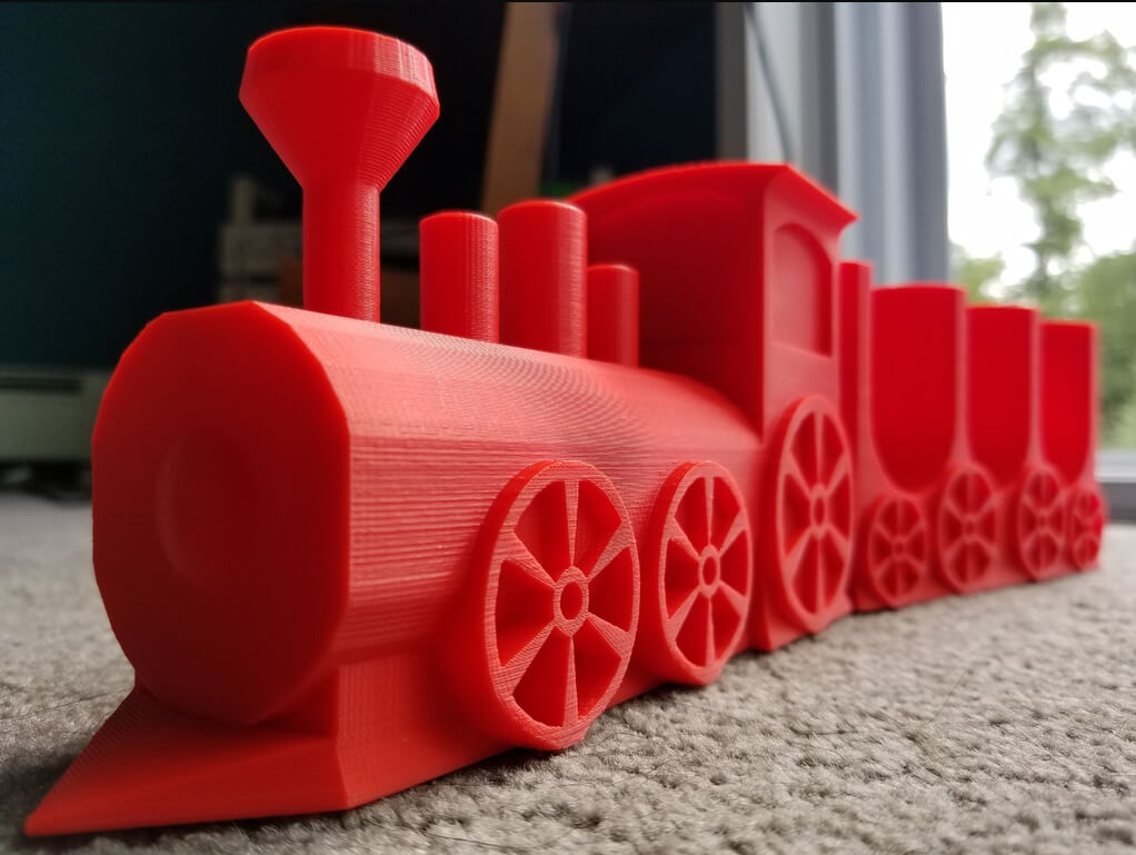 Train car toy 3D model