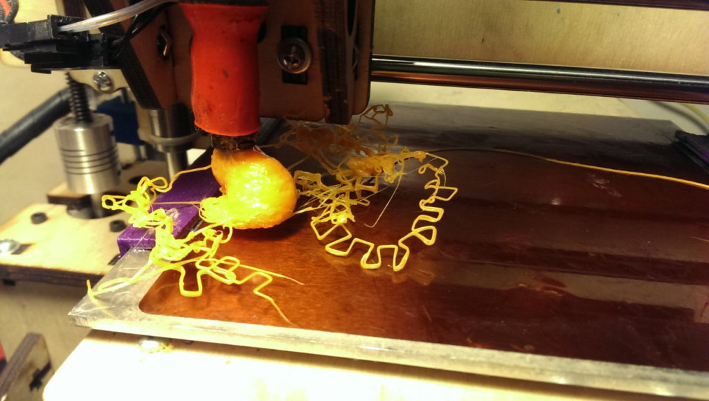 Failed 3D printer models