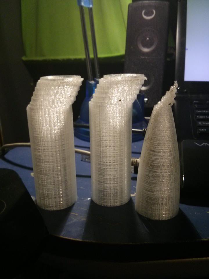 3D printer failed prints