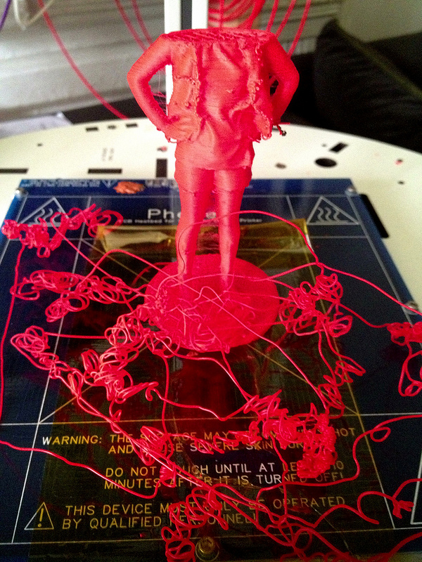 Fred Kahl 3D Printing fail