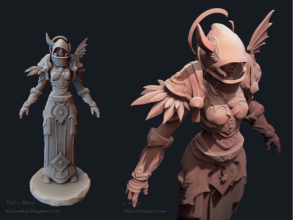 World of Warcraft miniatures for 3D printing