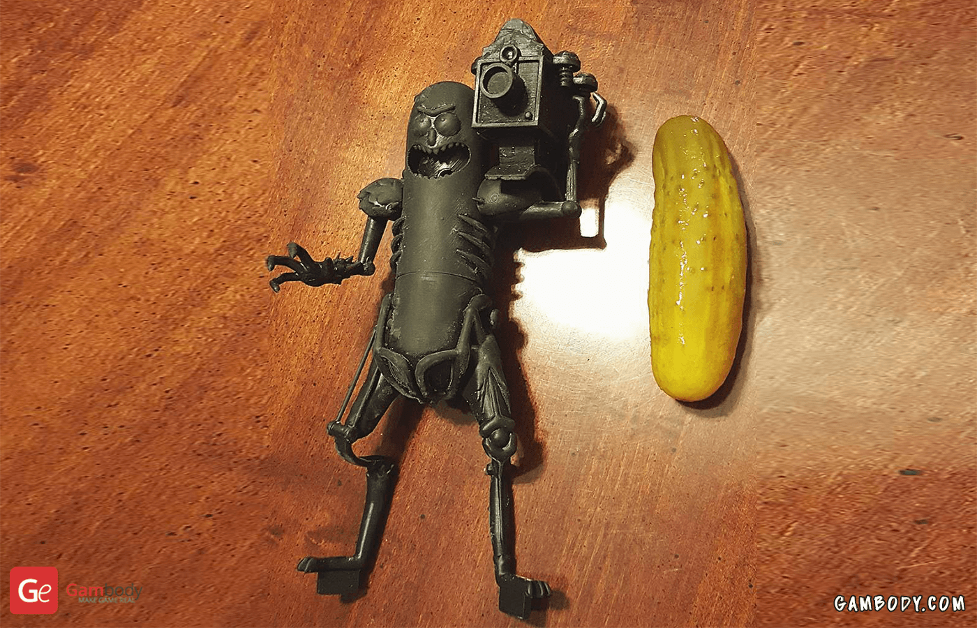 Pickle Rick 3D Printing Figurine