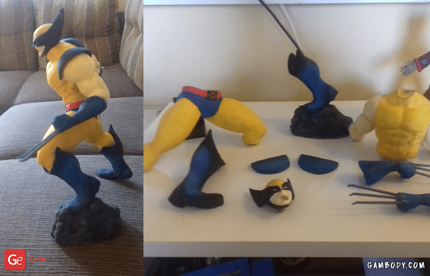 Wolverine 3D Printing Figurine Photo 2