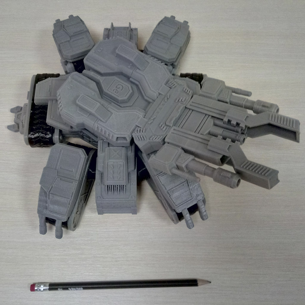 Siege Tank 3D Printing Model Photo 2
