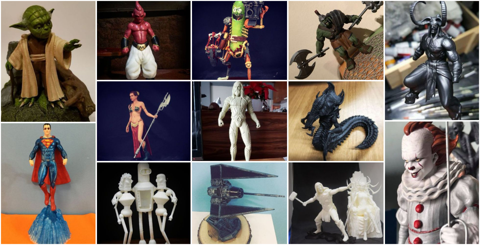 Jan’ 3D Printed Figurines Pick of the Month