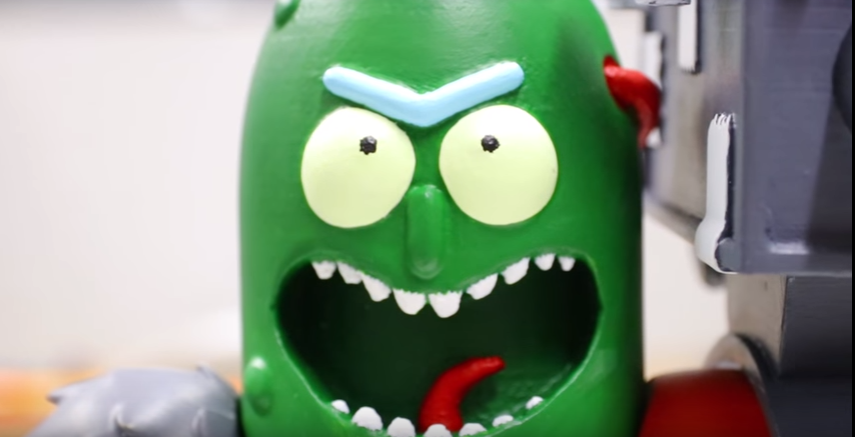 RCLifeOn Reviews Gambody’s Pickle Rick 3D Print Figurine and Talks 3D Printing in General