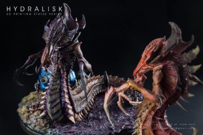 MAKER IN THE SPOTLIGHT: HERB 3D PRINTS AND PAINTS STARCRAFT HYDRALISK FIGURINE