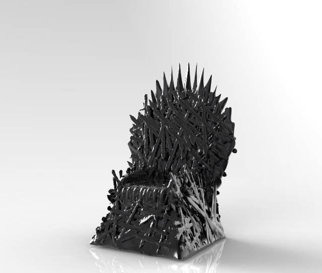 Game of Thrones Iron Throne replica for 3D Printing