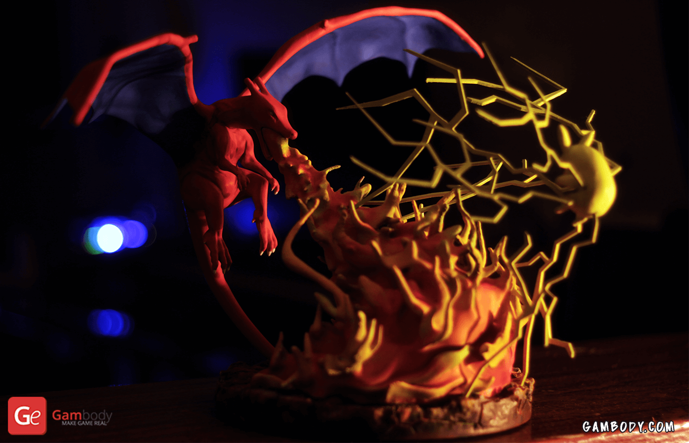 Pikachu & Charizard 3D Printing Diorama