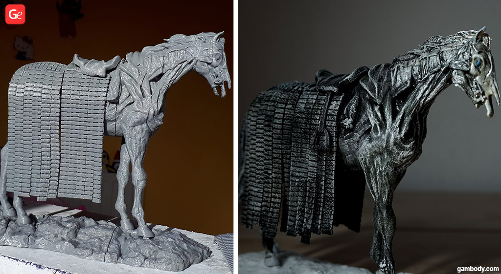 Wight Horse 3D Print