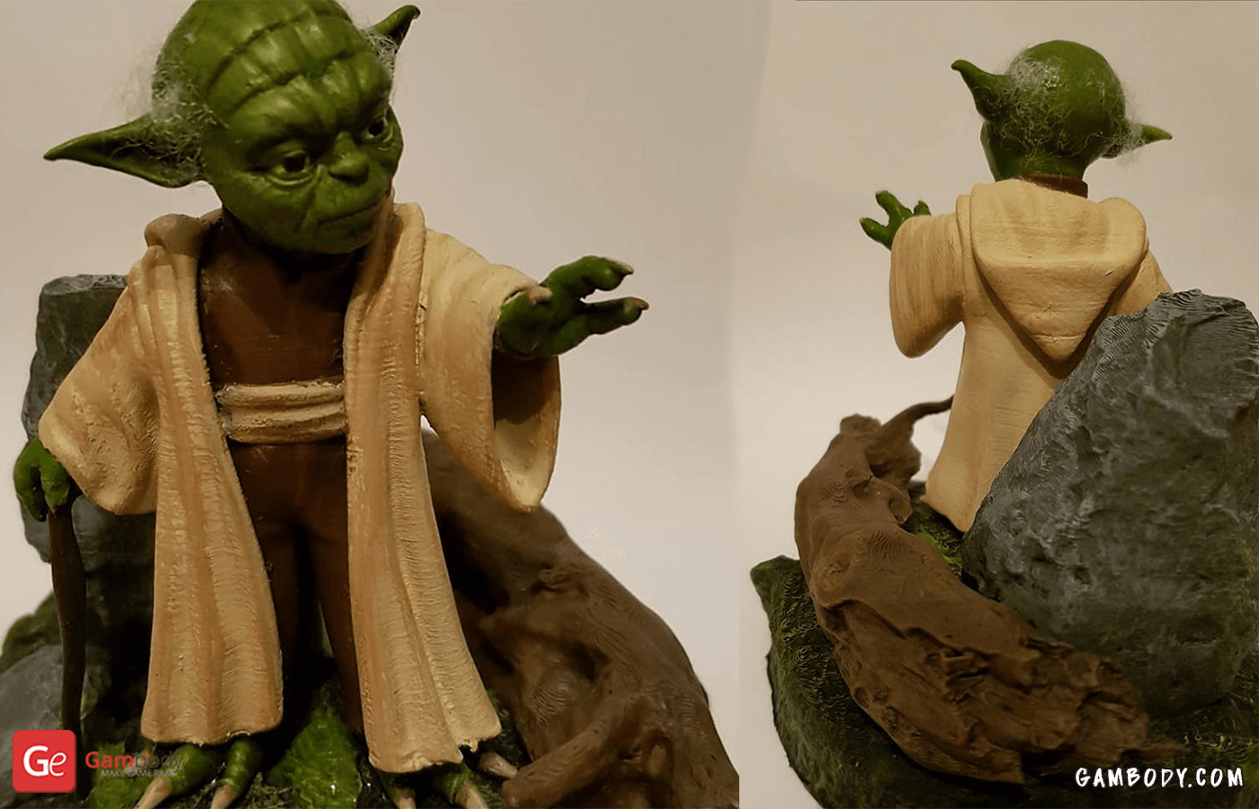 Yoda 3D Printing Figurine