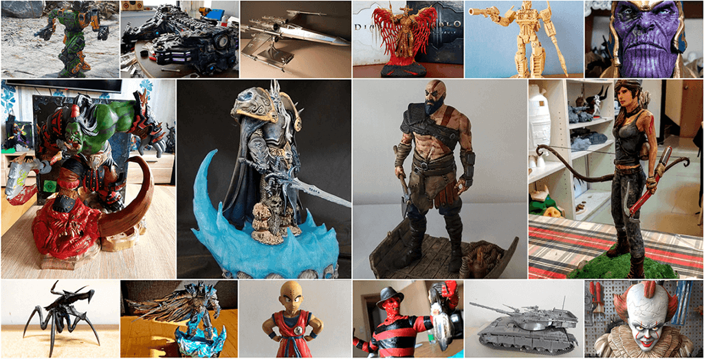 April 3D Printed Figurines Pick of the Month