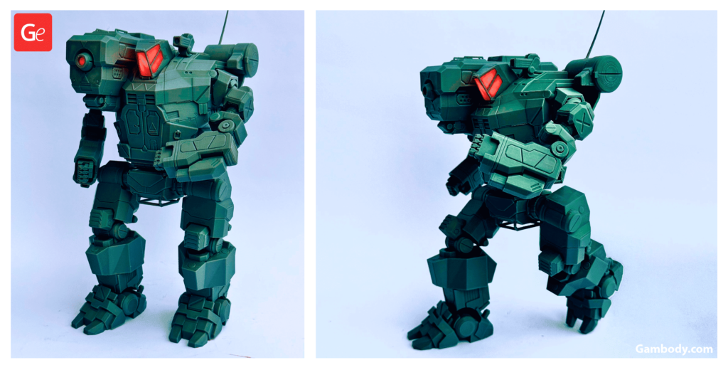 Hunchback BattleMech 3d print model