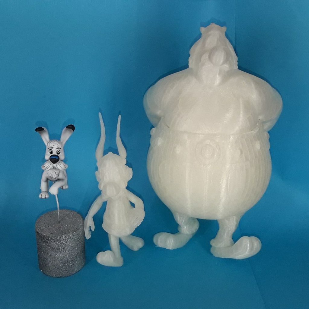 Asterix and Obelix 3D Printing Diorama