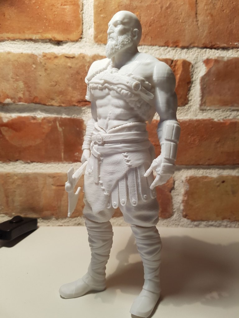 Old Kratos 3D Printing Figurine