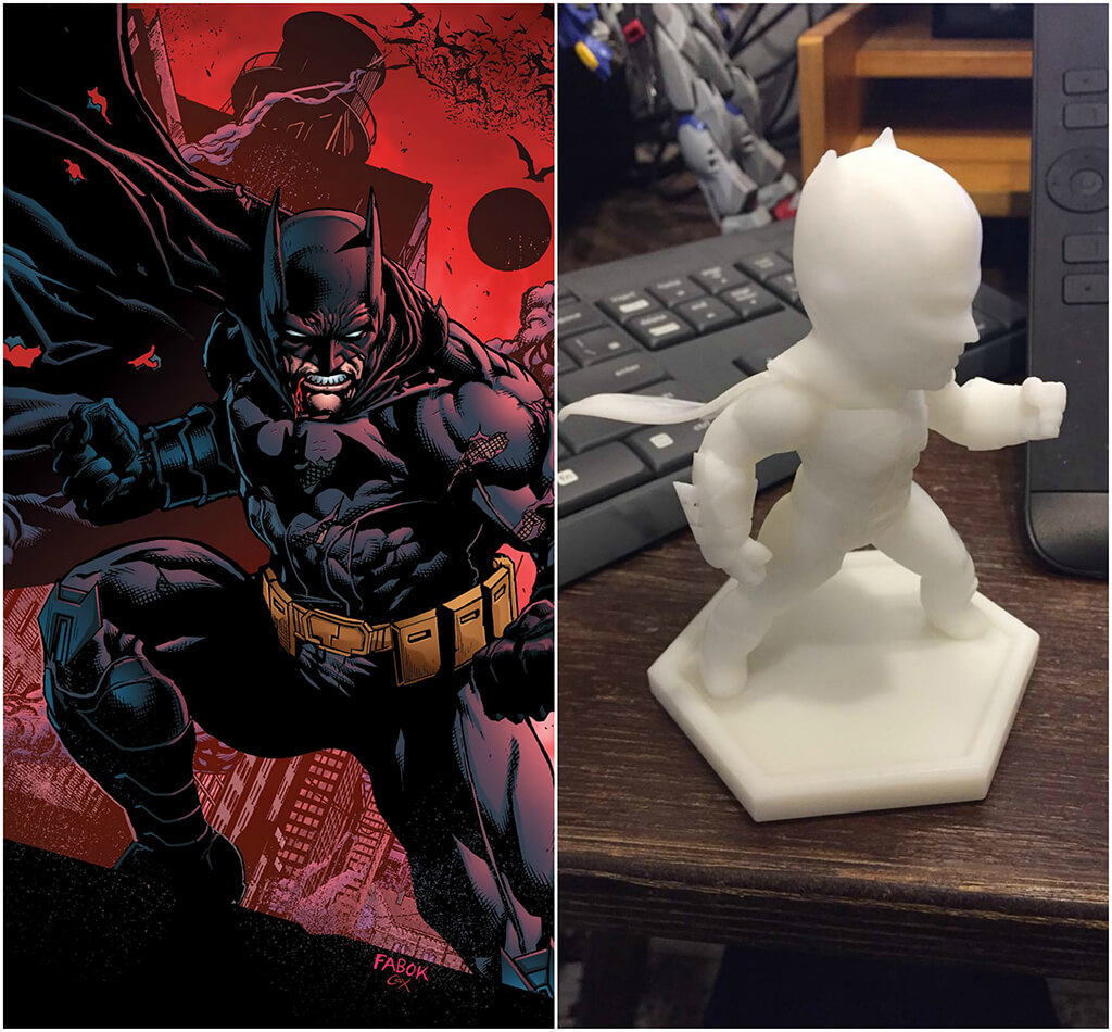 Batman DC Comics 3D printing miniatures