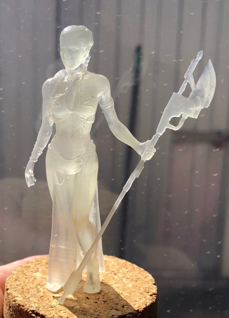 Princess Leia 3D printing miniatures