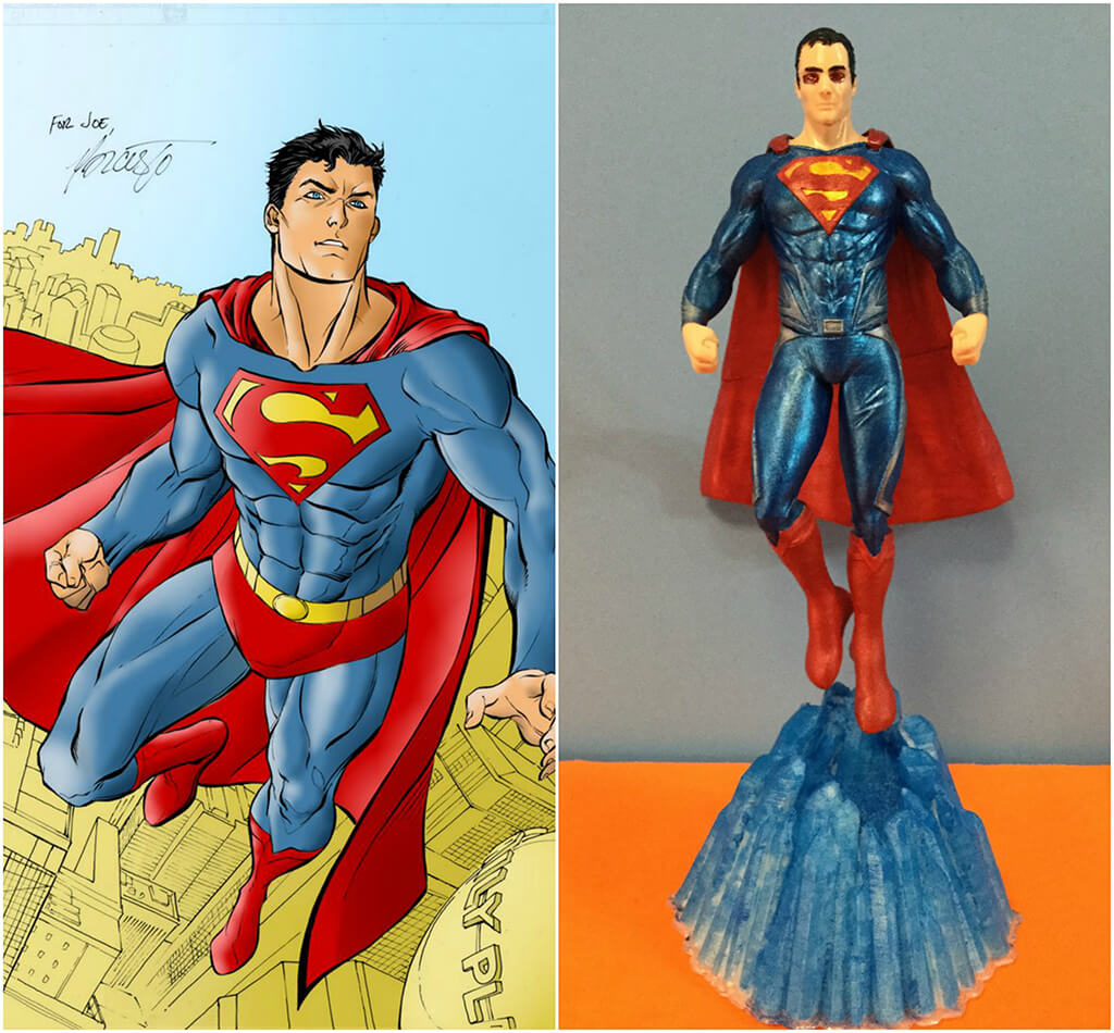 Superman DC Comics 3D printing miniatures