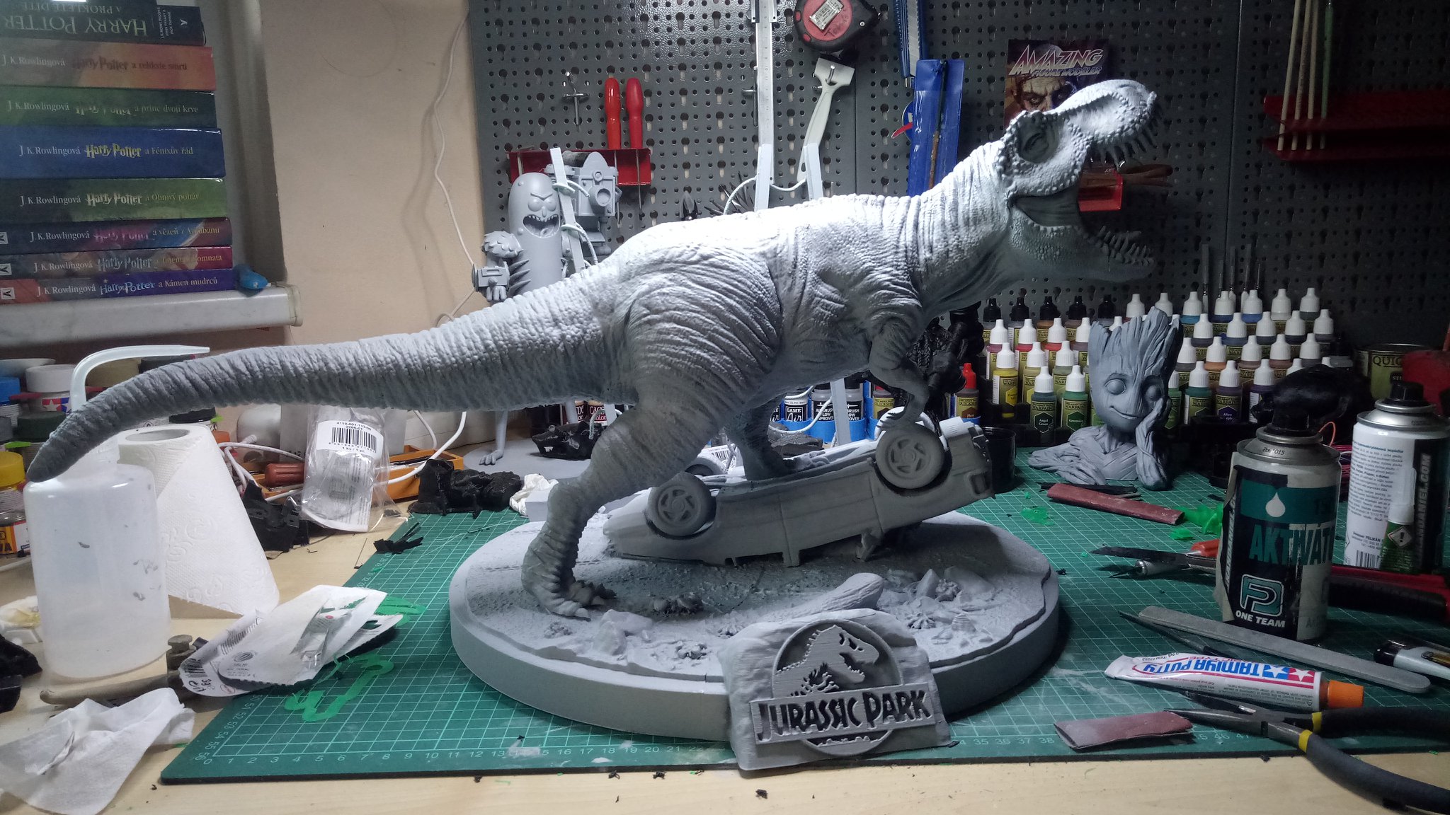 Jurassic Park 3D Printing Diorama Photo 2