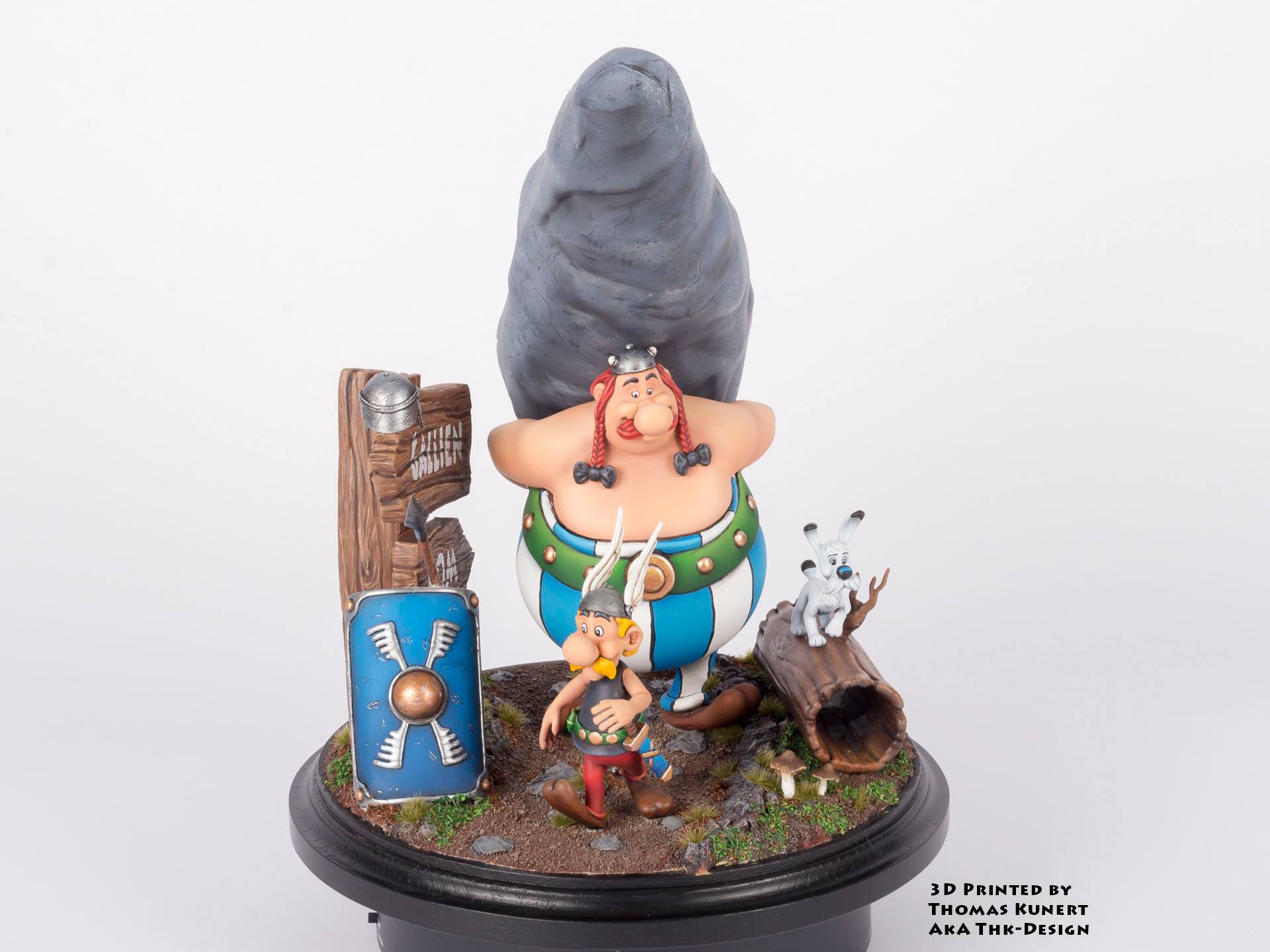 Asterix and Obelix 3D Printing Diorama Photo 2