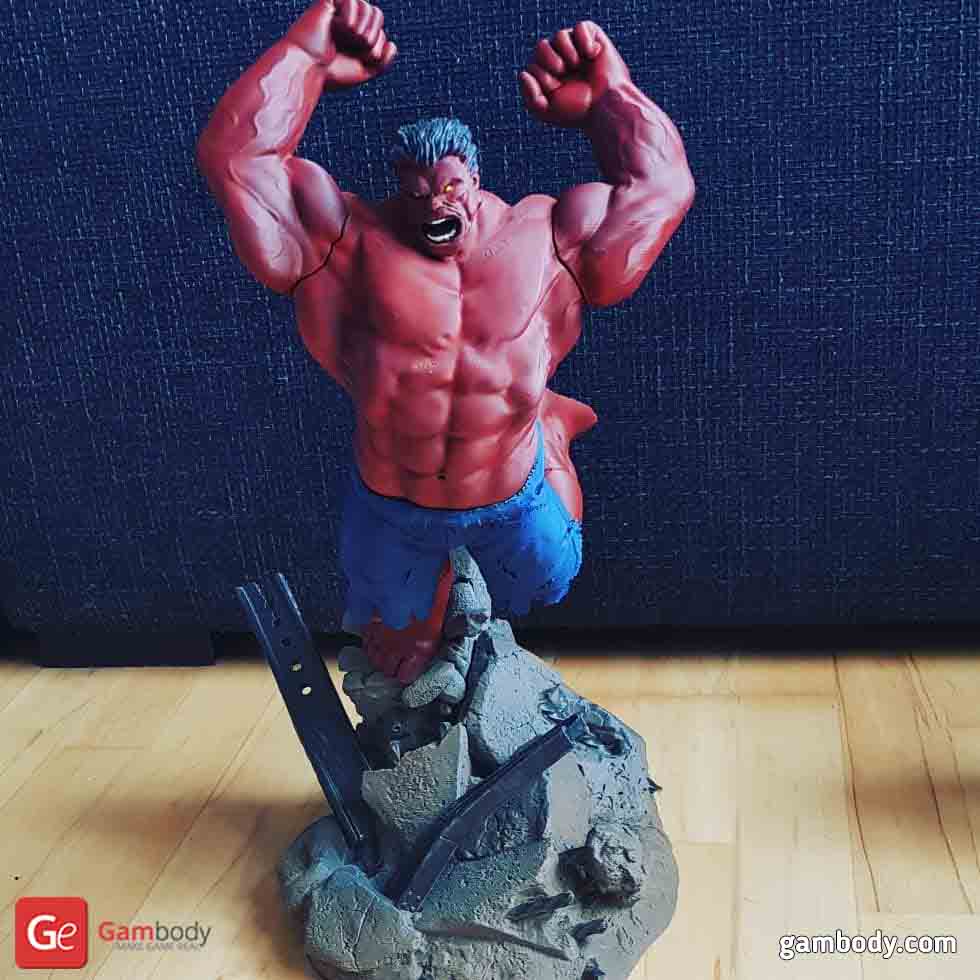 Red Hulk 3D Printing Figurine