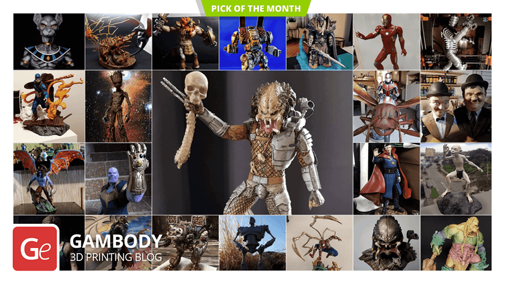 August 3D Printing Figurines Pick of the Month