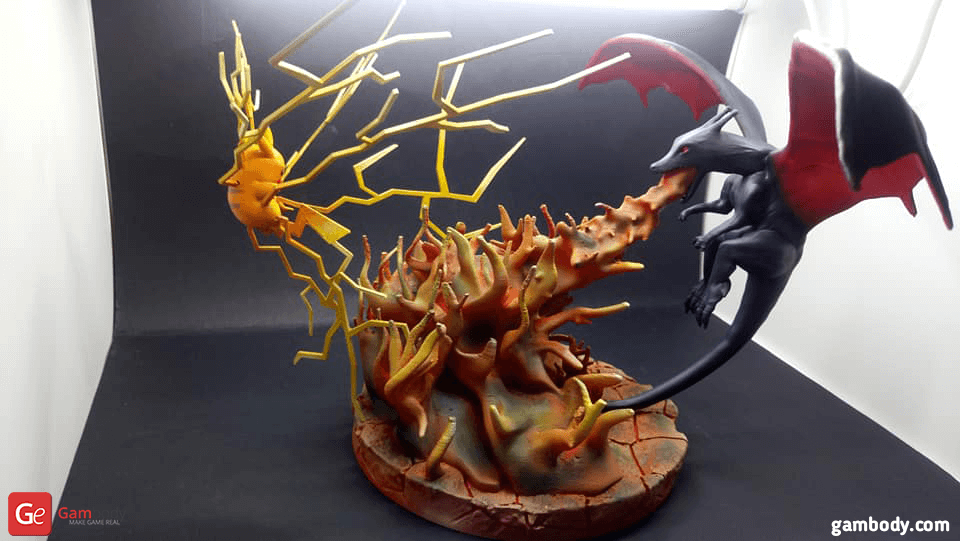 Pokemons Diorama for 3D Printing