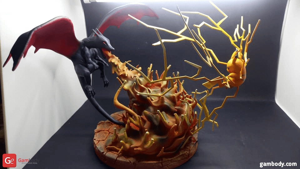 Pokemons Diorama for 3D Printing