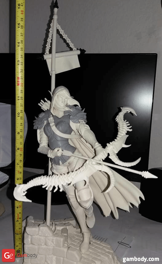 Sylvanas 3D Printing Figurine Photo 2