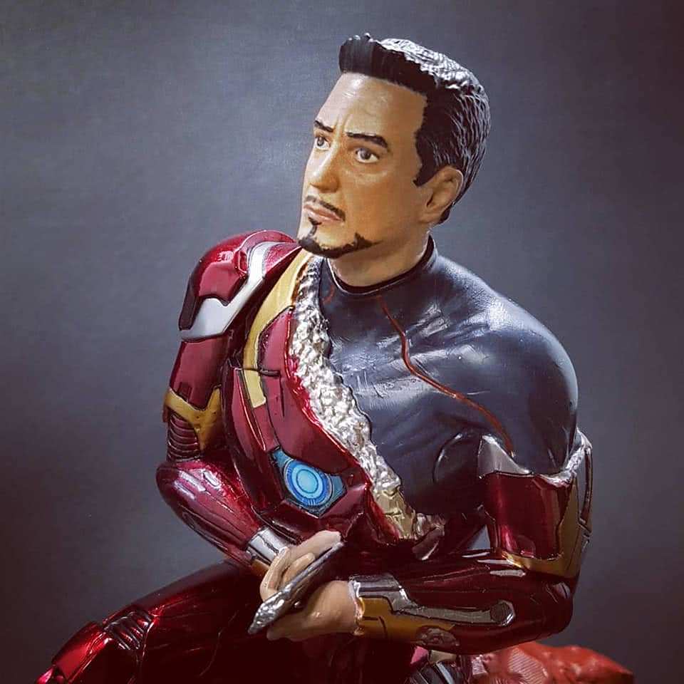 Thanos and Iron Man 3D Printing Diorama