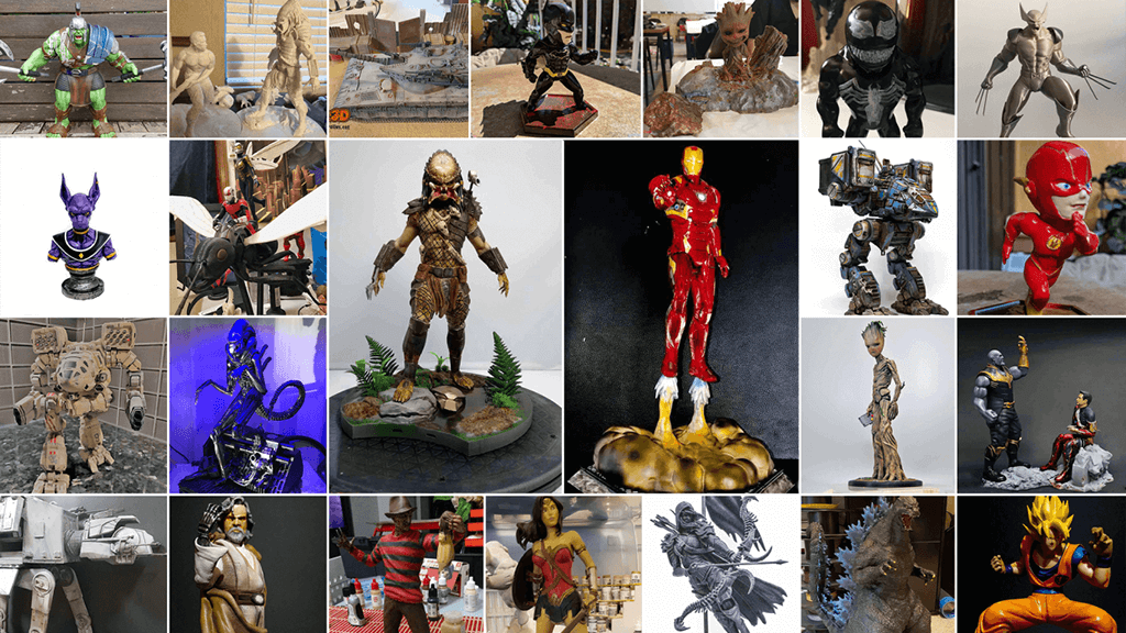 September 3D Printed Figurines Pick of the Month