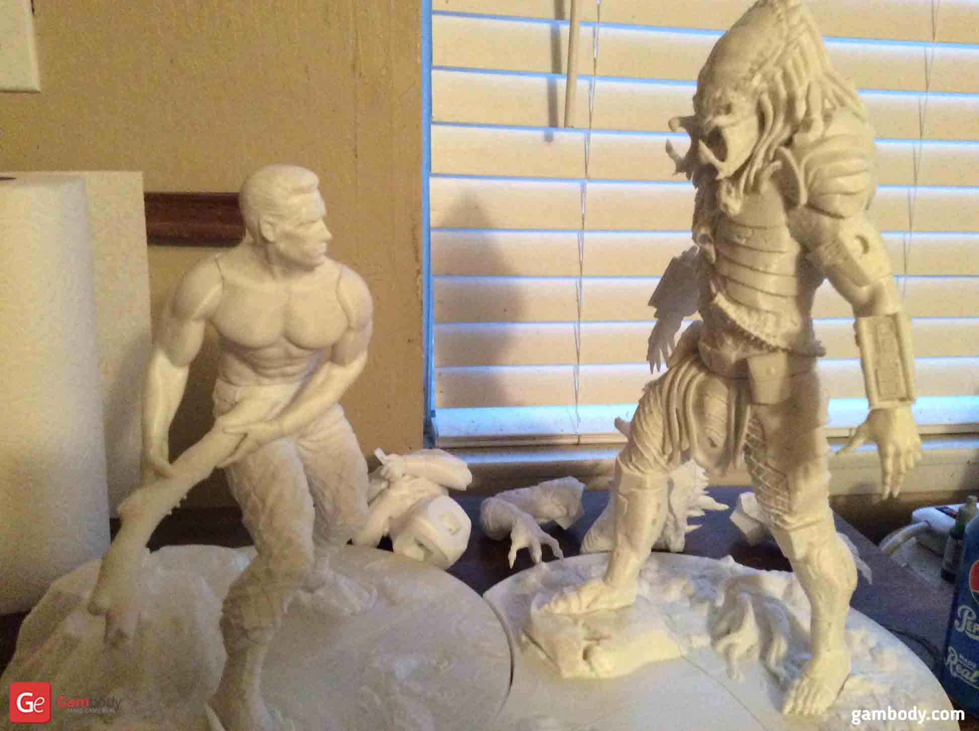 Predator vs Dutch Diorama for 3D Printing